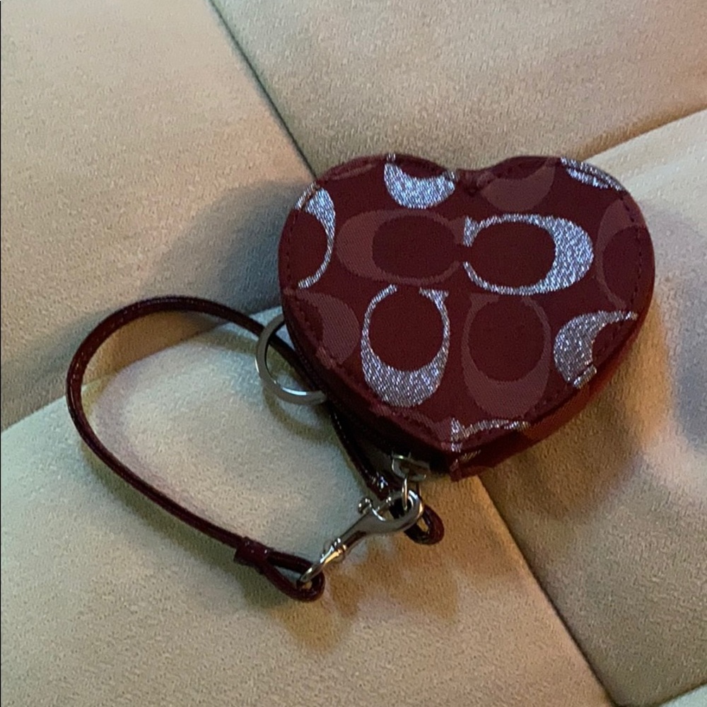 Coach key chain wallet